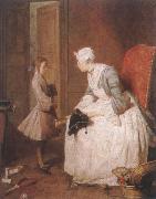 Jean Baptiste Simeon Chardin The Govemess Spain oil painting artist